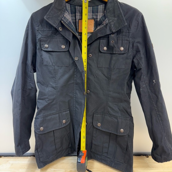 Levi's Women's Black Waxed Cloth Utility Jacket - Picture 3 of 11